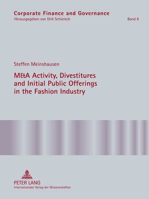 cover image of M&A Activity, Divestitures and Initial Public Offerings in the Fashion Industry